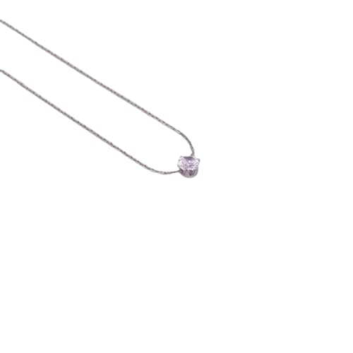 AEQEHVC Glänzende exquisite Bambus-Schlüsselbein-Halskette, modisch, geeignet für den täglichen Gebrauch, Einstellbar, Zirkonia von AEQEHVC