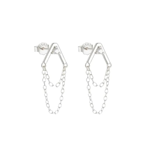 Ohrringe Ohrstecker Damen Schmuck Earrings 925 Quaste Kette Ohrringe Frauen Elegant Einfach Piercing Exquisite Ohrringe Ohrstecker Damen Schmuck Earrings 925 Quaste Kette Ohrringe Frauen Elegant Einfach Piercing Exquisite von AEQEHVC