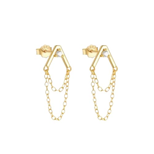 Ohrringe Ohrstecker Damen Schmuck Earrings 925 Quaste Kette Ohrringe Frauen Elegant Einfach Piercing Exquisite Ohrringe Ohrstecker Damen Schmuck Earrings 925 Quaste Kette Ohrringe Frauen Elegant Einfach Piercing Exquisite von AEQEHVC