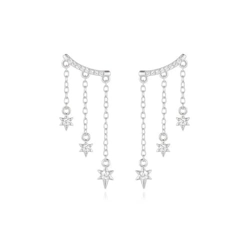 Ohrringe für Damen, Schmuck, 925, für 1 Paar Blumen-Anhänger, modisch, Einstellbar, Acryl Ohrringe für Damen, Schmuck, 925, für 1 Paar Blumen-Anhänger, modisch, Einstellbar, Acryl von AEQEHVC