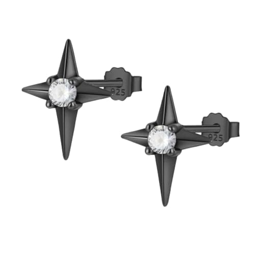 Ohrringe für Damen, Schmuck, 925, heller Stern, für Party, zeigen Sie Ihre Schönheit, vielseitig, modisch, exquisit, Einstellbar, Acryl von AEQEHVC