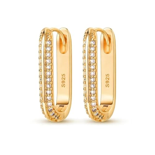 Ohrringe für Damen, Schmuck, Modeschmuck, 925, zweifarbig, für Accessoires, zeigen Sie Ihre Schönheit, vielseitig, exquisit, Einstellbar, Acryl von AEQEHVC