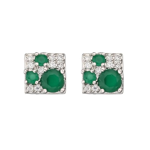 Ohrringe für Damen, Schmuck, modisch, geometrisch, herzförmig, Blume, Temperament, süß und niedlich, kleine Damen, Einstellbar, Acryl von AEQEHVC