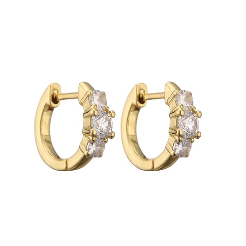 Ohrstecker, Damenschmuck, Schmuck, 1 Paar kleine Kreolen für runde, beliebte zeigen Sie Ihre Schönheit, vielseitig, modisch, exquisit, Einstellbar, Acryl von AEQEHVC