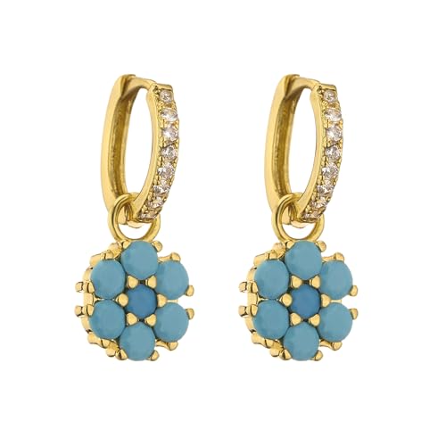 Ohrstecker, Damenschmuck, Schmuck, Blume, geometrische Kreolen für Accessoires, zeigen Sie Ihre Schönheit, vielseitig, modisch, exquisit, Einstellbar, Acryl von AEQEHVC