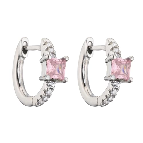 Ohrstecker, Damenschmuck, Schmuck, kleine Kreolen, einzigartig, niedlich, modisch, zeigen Sie Ihre Schönheit, All-Match, exquisit, Einstellbar, Acryl von AEQEHVC