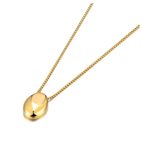 Ovaler Anhänger für Damen, modischer Party-Schmuck, stilvolle Halskette für den täglichen Gebrauch, Einstellbar, Zirkonia von AEQEHVC