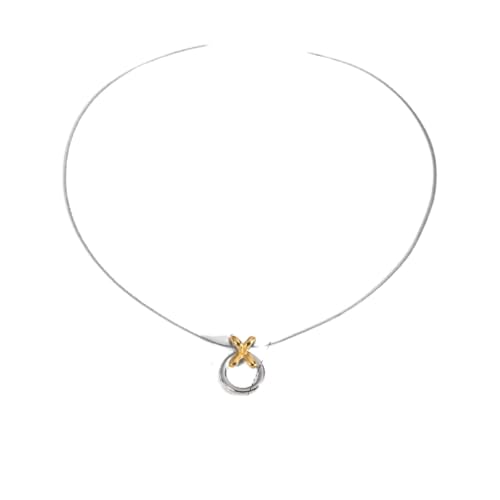 Schicke Halskette mit Anhänger, stilvoll, schlicht, modisch, für den täglichen Gebrauch, Einstellbar, Zirkonia von AEQEHVC