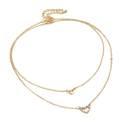 Schlichte, geometrische Anhänger-Halskette, Damenschmuck, modisch, Punk, Vintage, Einstellbar, Zirkonia von AEQEHVC