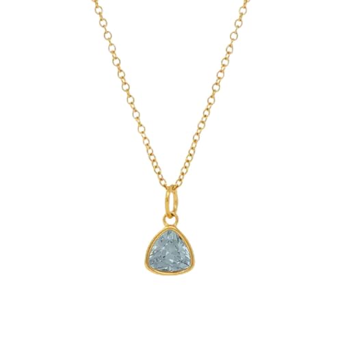 Zarter Anhänger, bunte Halskette für Damen, junge Mädchen, Party-Schmuck, stapelbar, exquisit, vielseitig, Einstellbar, Zirkonia von AEQEHVC