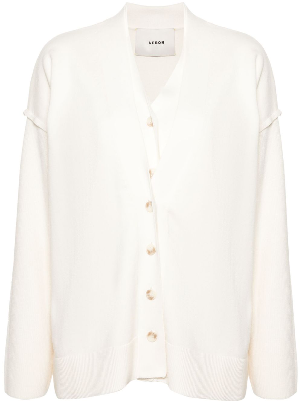 AERON Veloute Cardigan im Layering-Look - Nude von AERON