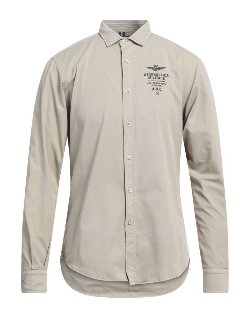 AERONAUTICA MILITARE Hemd Herren Beige AERONAUTICA MILITARE Hemd Herren Beige von AERONAUTICA MILITARE