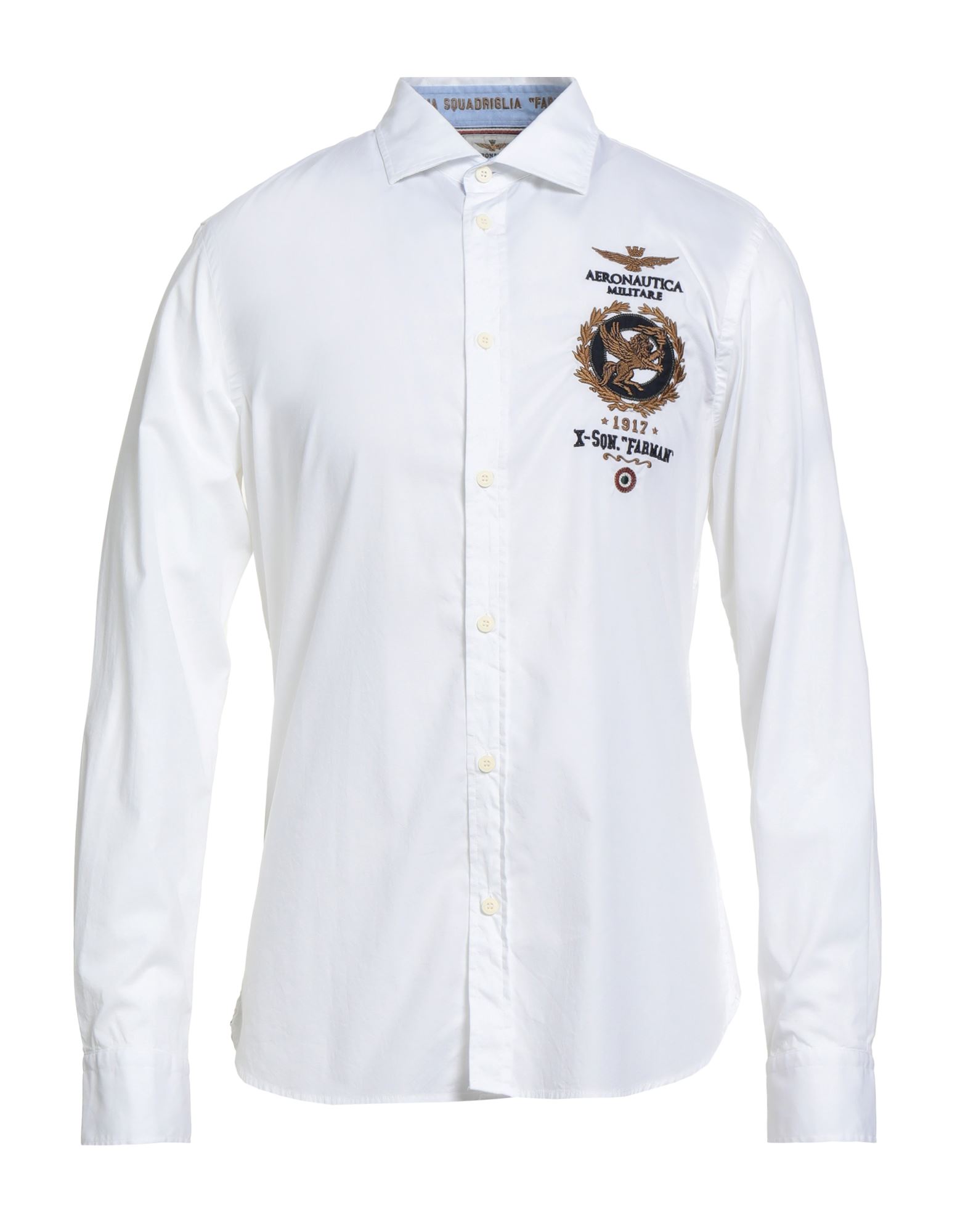 AERONAUTICA MILITARE Hemd Herren Weiß von AERONAUTICA MILITARE