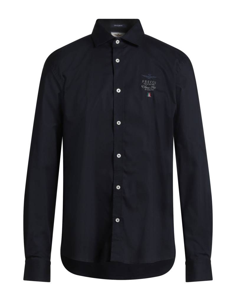 AERONAUTICA MILITARE Hemd Herren Marineblau von AERONAUTICA MILITARE