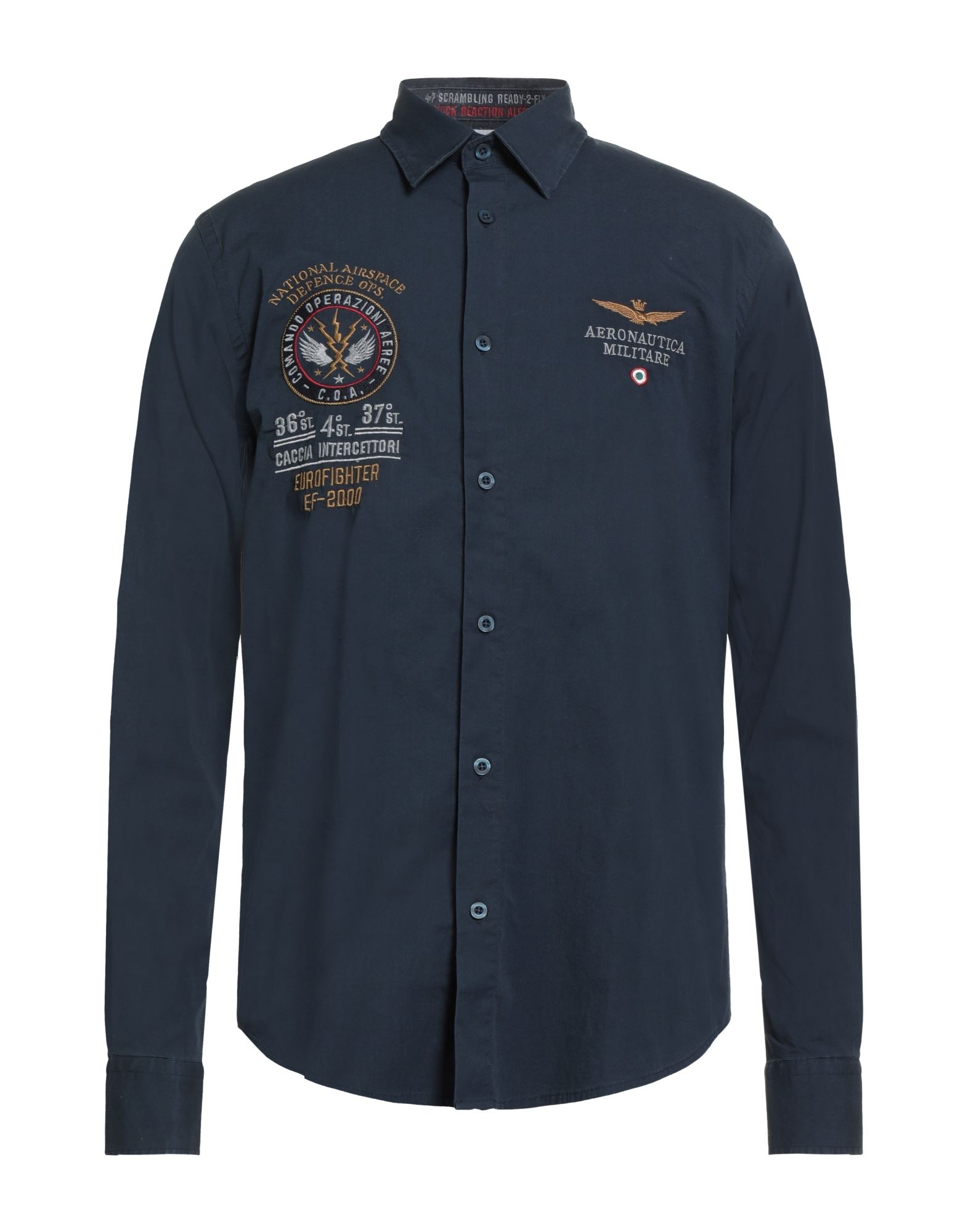 AERONAUTICA MILITARE Hemd Herren Marineblau von AERONAUTICA MILITARE