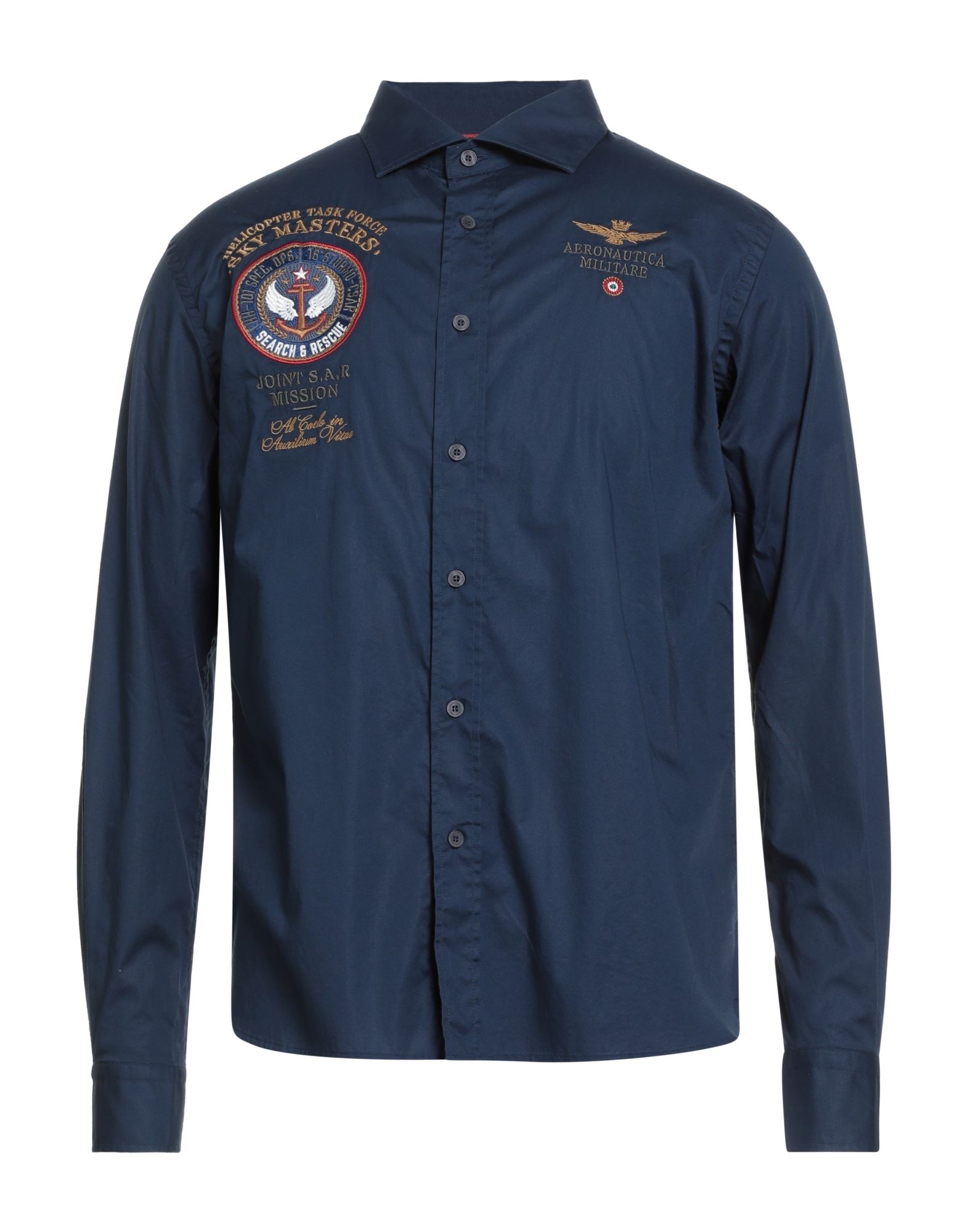 AERONAUTICA MILITARE Hemd Herren Marineblau von AERONAUTICA MILITARE