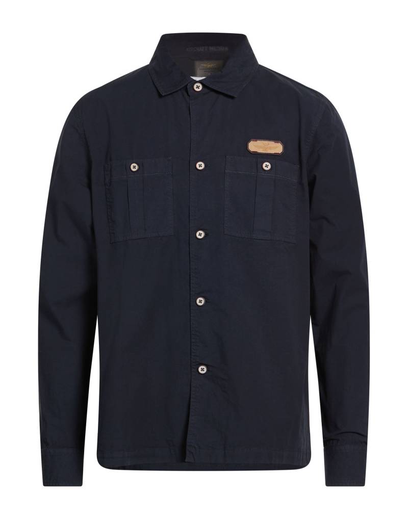 AERONAUTICA MILITARE Hemd Herren Nachtblau von AERONAUTICA MILITARE
