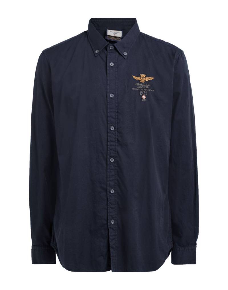 AERONAUTICA MILITARE Hemd Herren Nachtblau von AERONAUTICA MILITARE