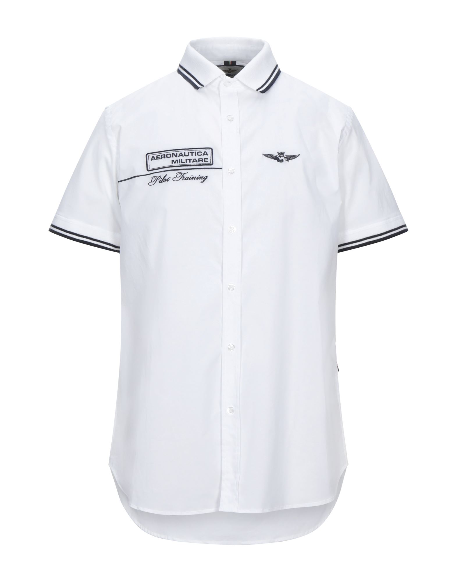 AERONAUTICA MILITARE Hemd Herren Weiß von AERONAUTICA MILITARE