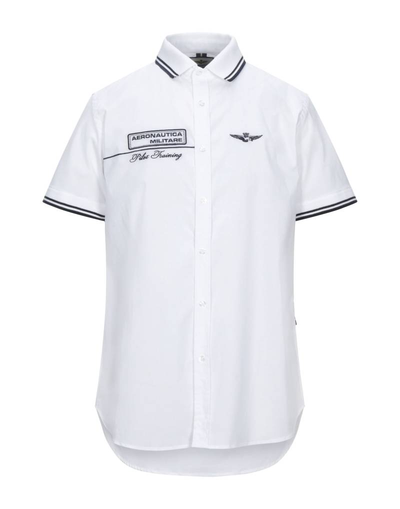 AERONAUTICA MILITARE Hemd Herren Weiß von AERONAUTICA MILITARE