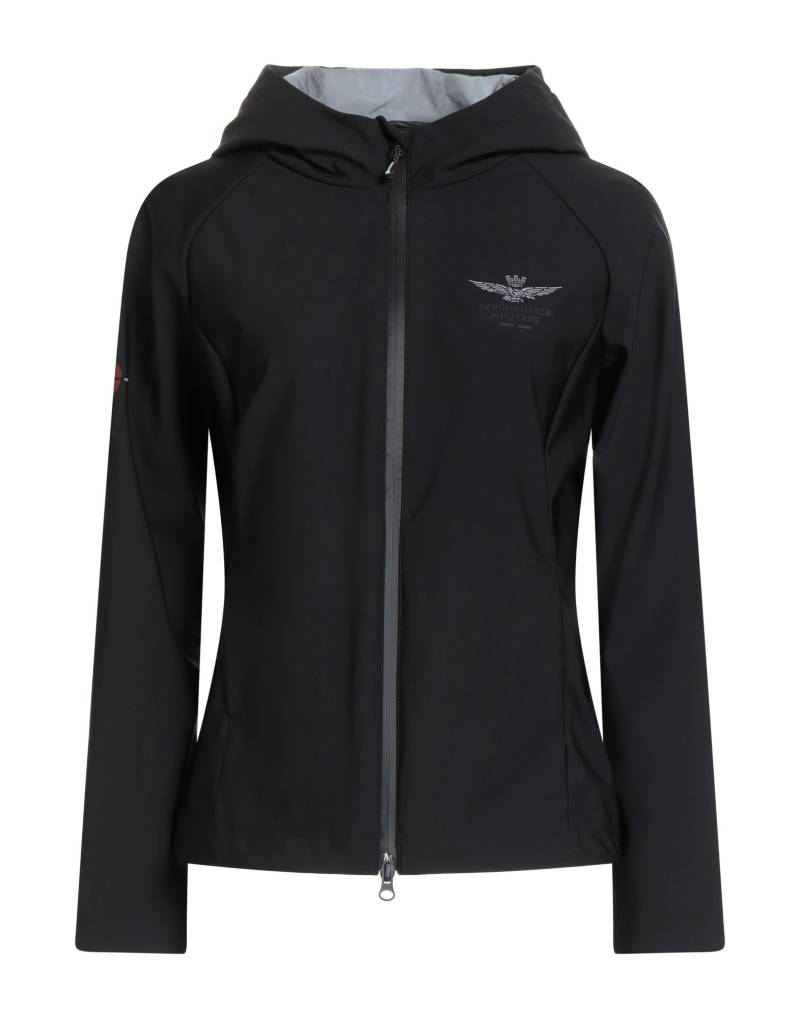 AERONAUTICA MILITARE Jacke & Anorak Damen Schwarz von AERONAUTICA MILITARE