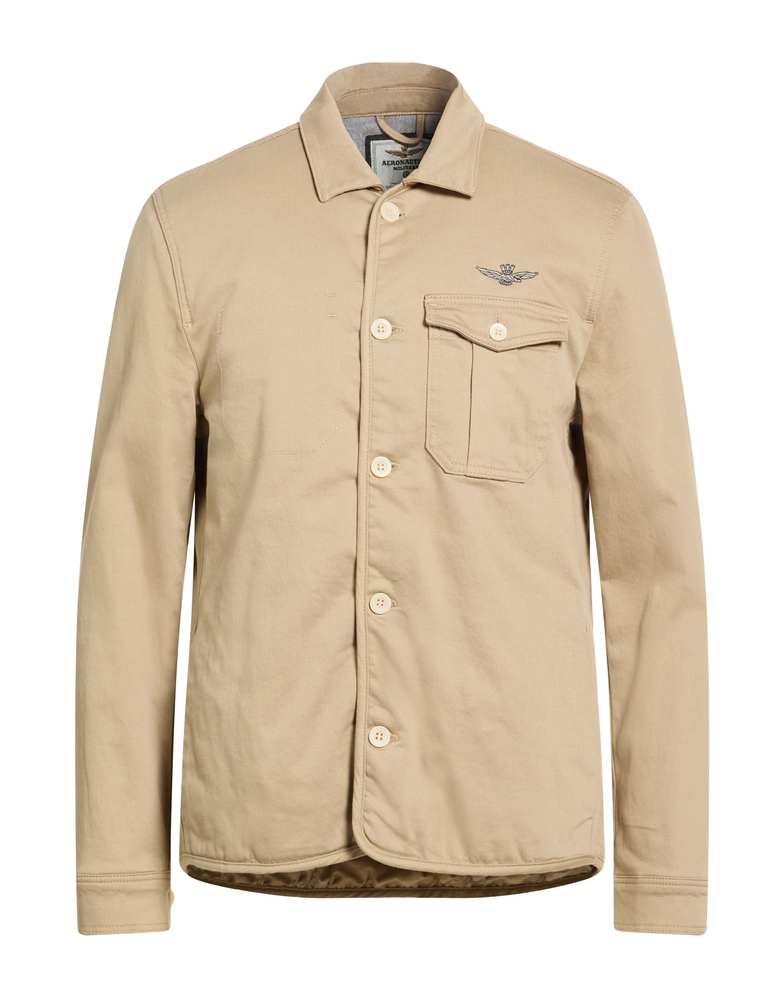 AERONAUTICA MILITARE Jacke & Anorak Herren Beige von AERONAUTICA MILITARE