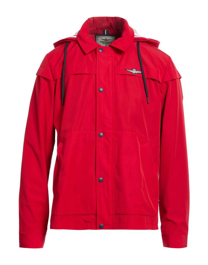AERONAUTICA MILITARE Jacke & Anorak Herren Rot von AERONAUTICA MILITARE