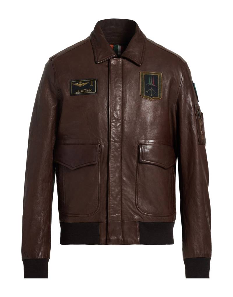 AERONAUTICA MILITARE Jacke & Anorak Herren Schokobraun von AERONAUTICA MILITARE