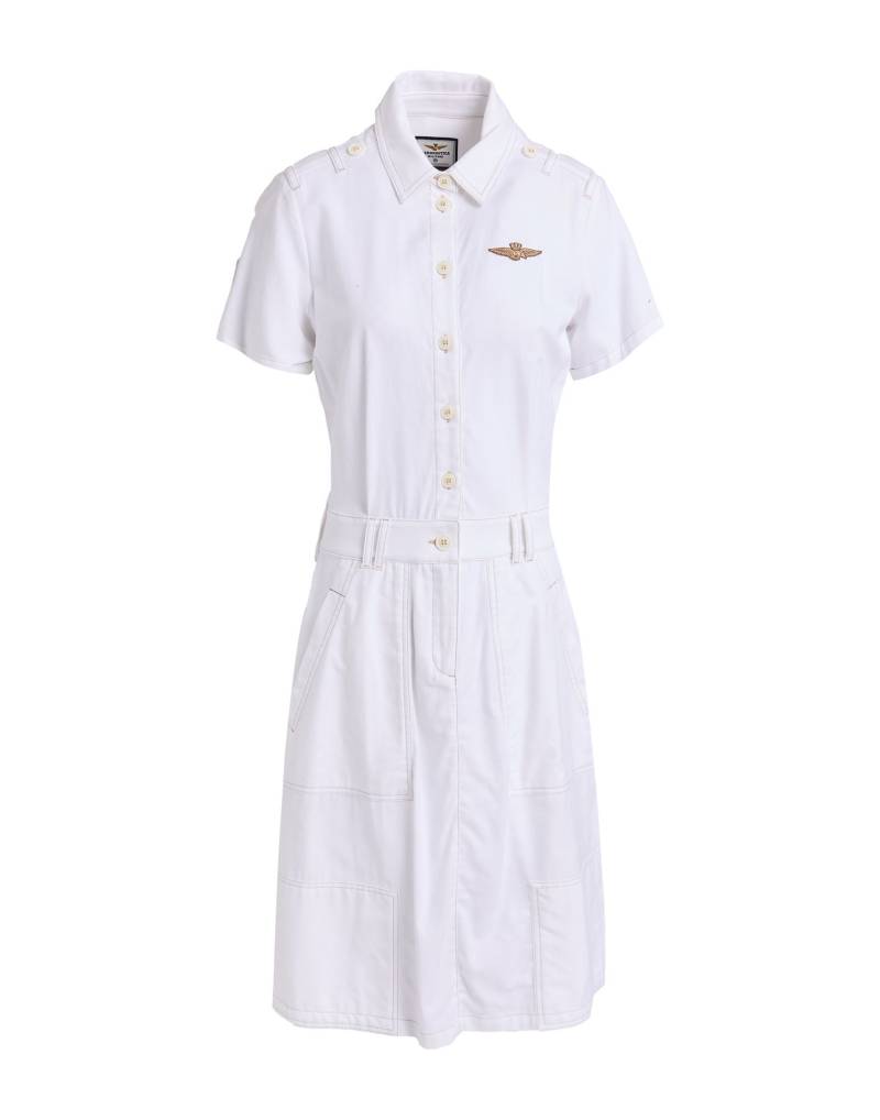 AERONAUTICA MILITARE Midi-kleid Damen Weiß von AERONAUTICA MILITARE