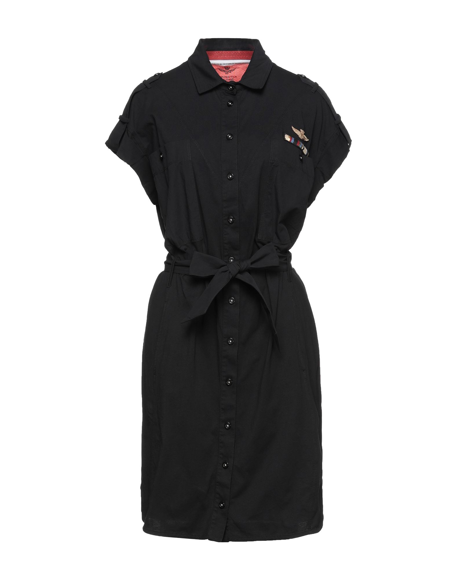 AERONAUTICA MILITARE Mini-kleid Damen Schwarz von AERONAUTICA MILITARE