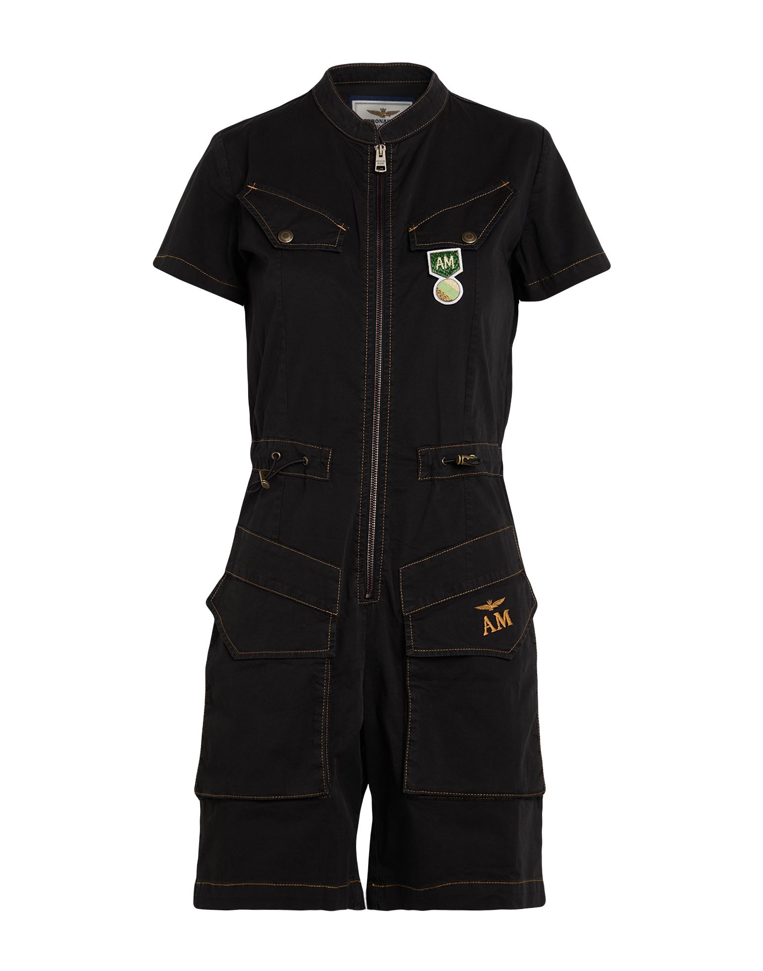 AERONAUTICA MILITARE Playsuit Damen Schwarz von AERONAUTICA MILITARE