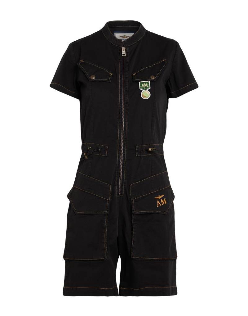 AERONAUTICA MILITARE Playsuit Damen Schwarz von AERONAUTICA MILITARE
