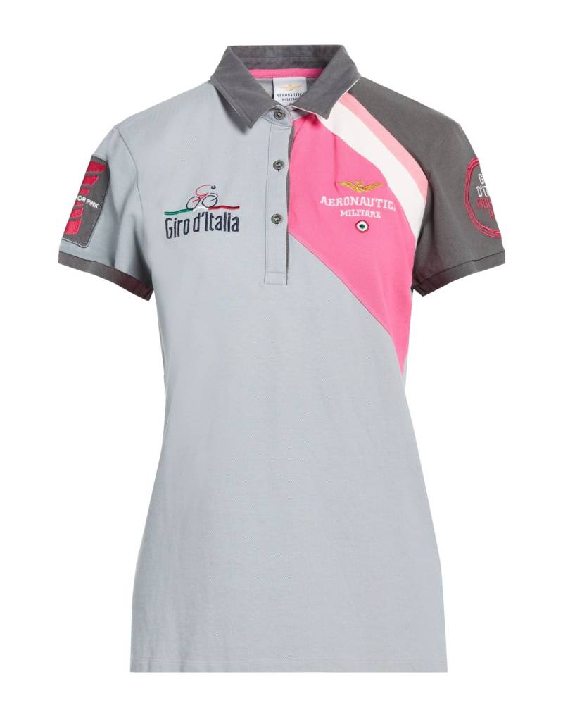 AERONAUTICA MILITARE Poloshirt Damen Grau von AERONAUTICA MILITARE