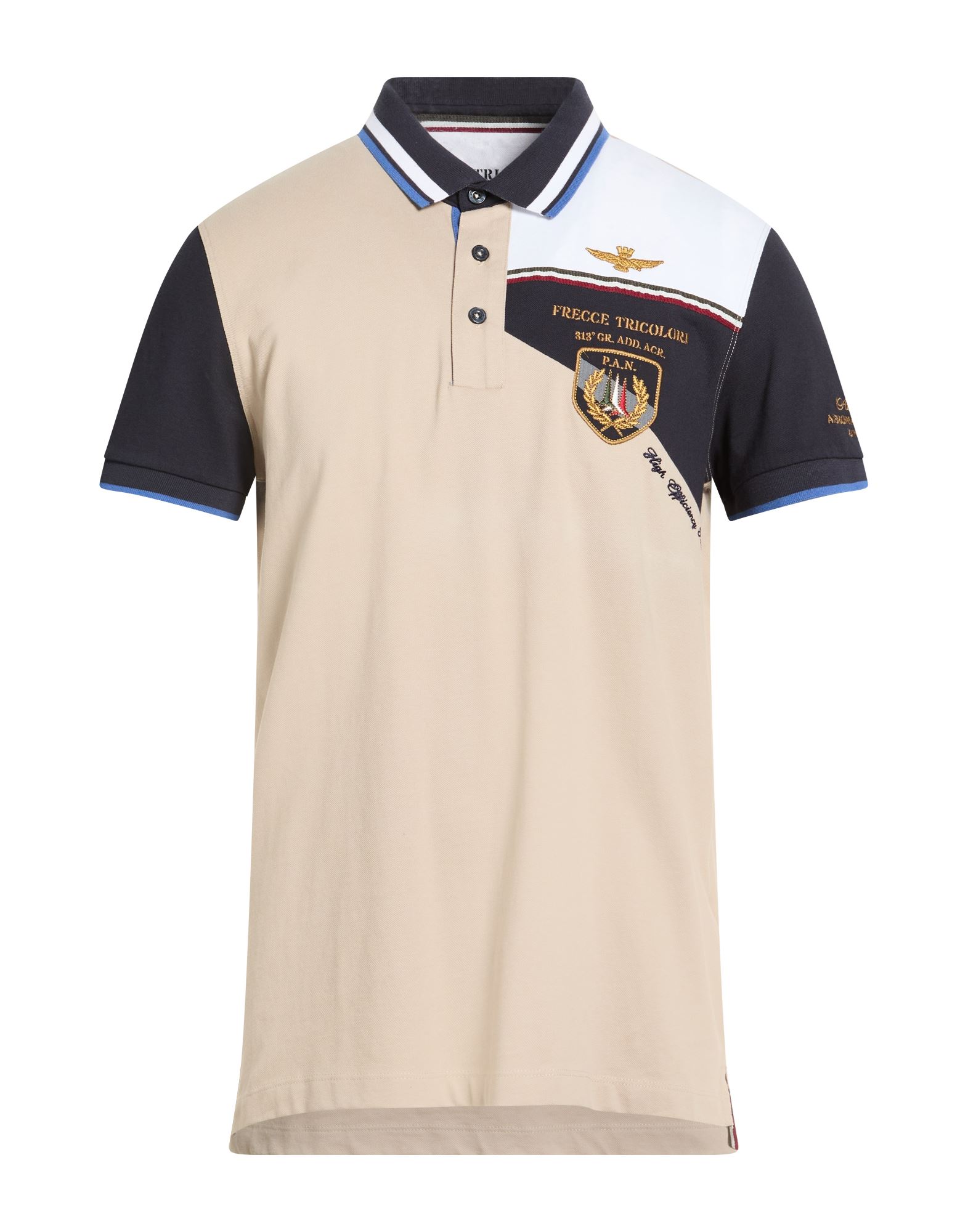 AERONAUTICA MILITARE Poloshirt Herren Beige von AERONAUTICA MILITARE