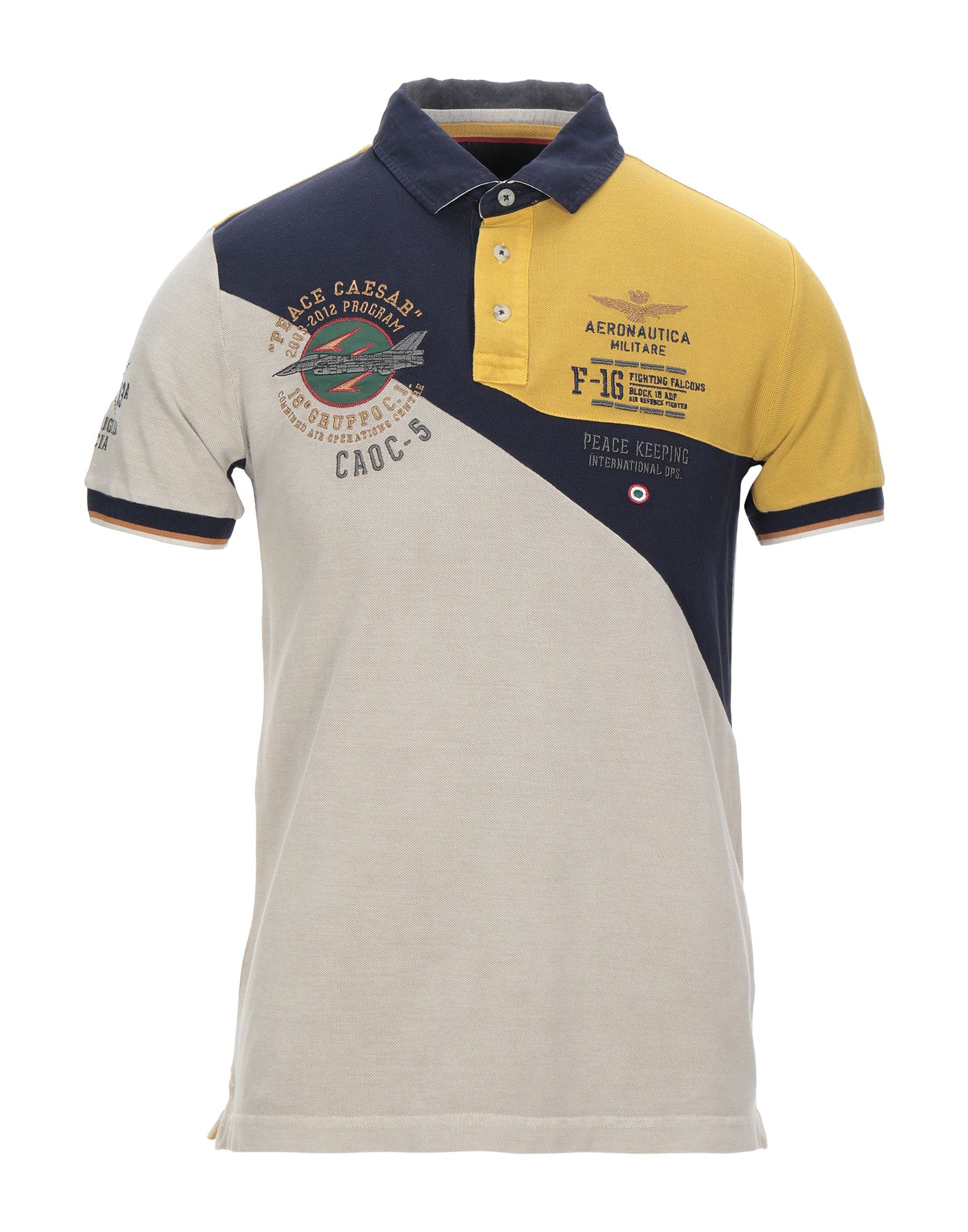 AERONAUTICA MILITARE Poloshirt Herren Beige AERONAUTICA MILITARE Poloshirt Herren Beige von AERONAUTICA MILITARE