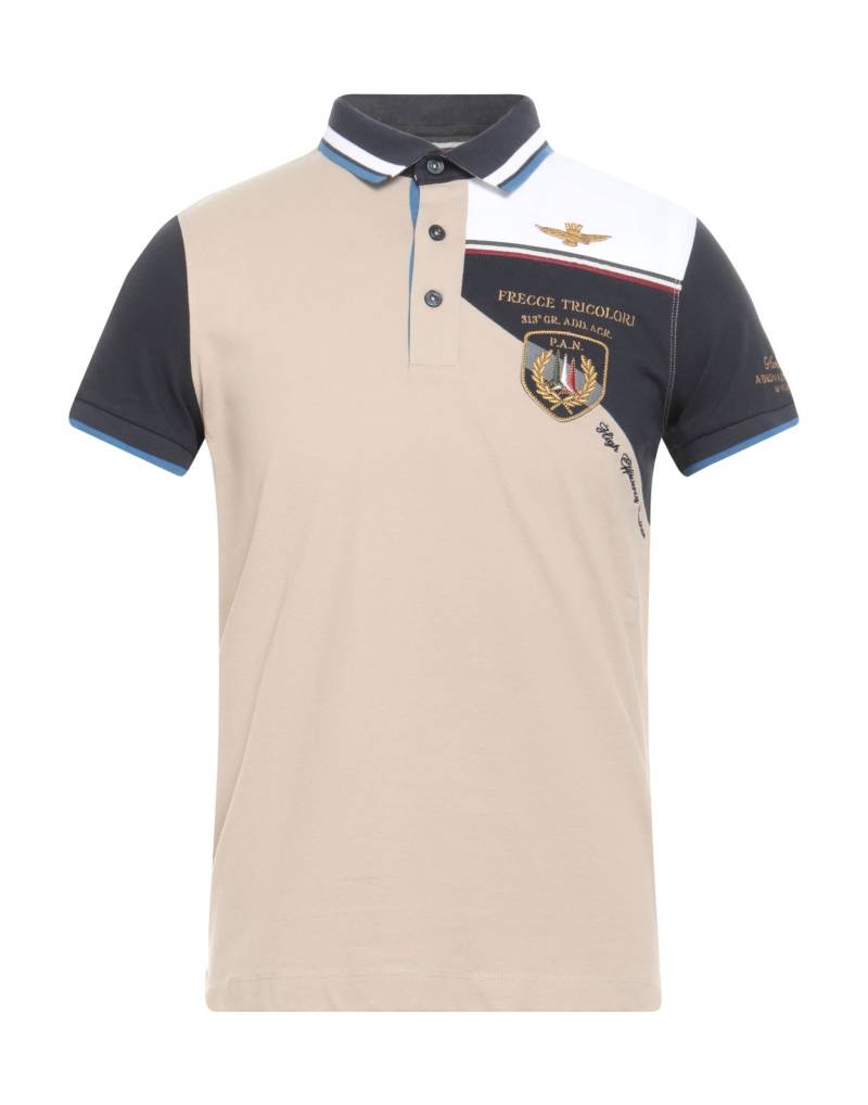 AERONAUTICA MILITARE Poloshirt Herren Beige AERONAUTICA MILITARE Poloshirt Herren Beige von AERONAUTICA MILITARE