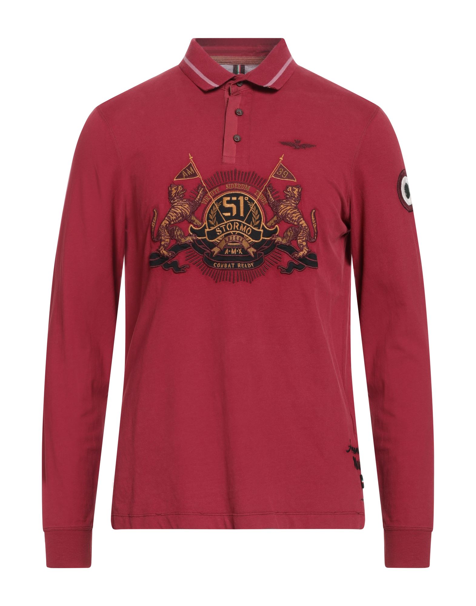 AERONAUTICA MILITARE Poloshirt Herren Bordeaux AERONAUTICA MILITARE Poloshirt Herren Bordeaux von AERONAUTICA MILITARE