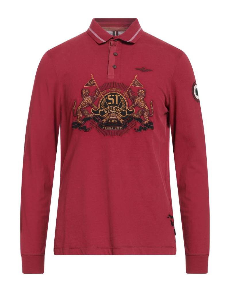 AERONAUTICA MILITARE Poloshirt Herren Bordeaux AERONAUTICA MILITARE Poloshirt Herren Bordeaux von AERONAUTICA MILITARE