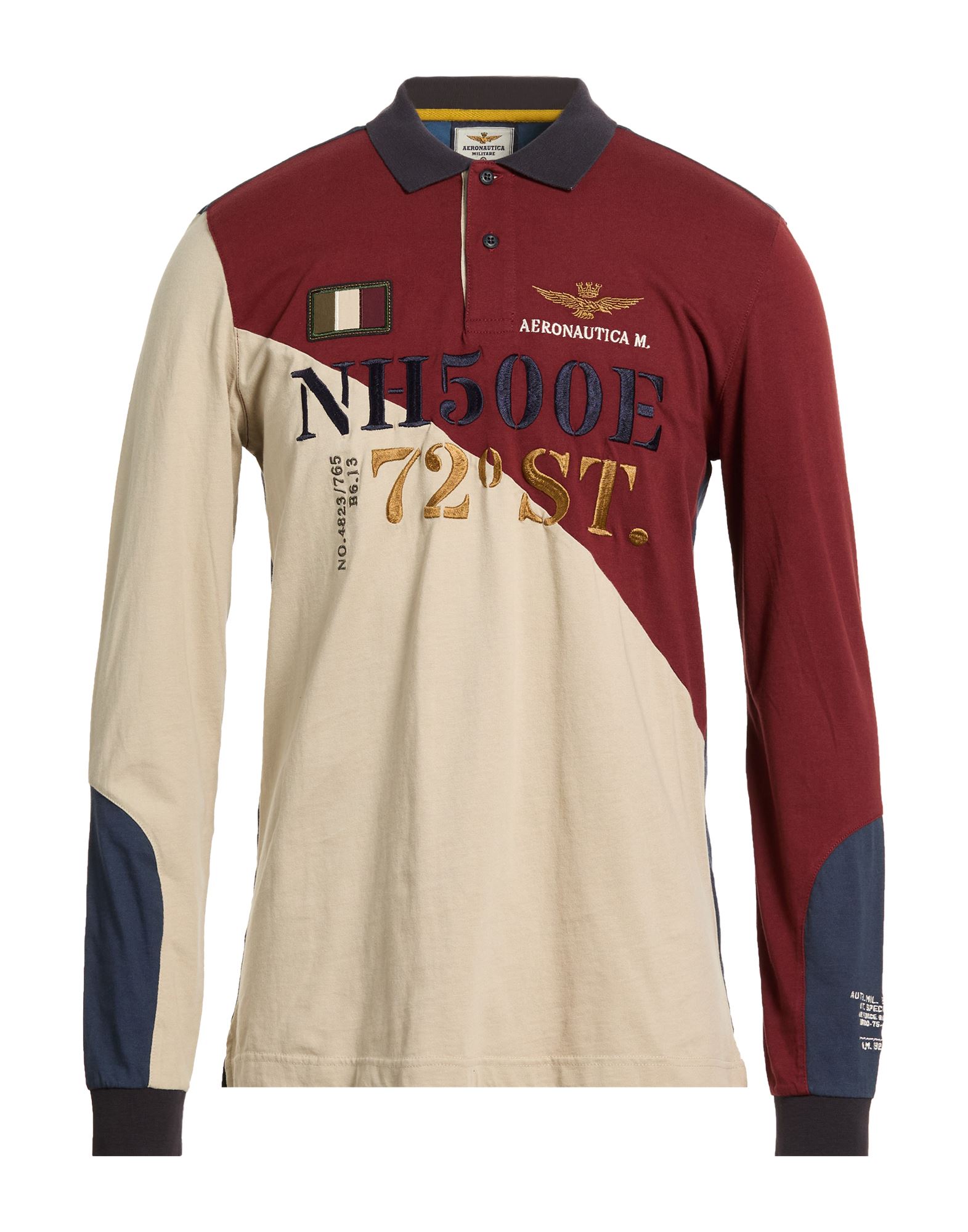 AERONAUTICA MILITARE Poloshirt Herren Bordeaux von AERONAUTICA MILITARE