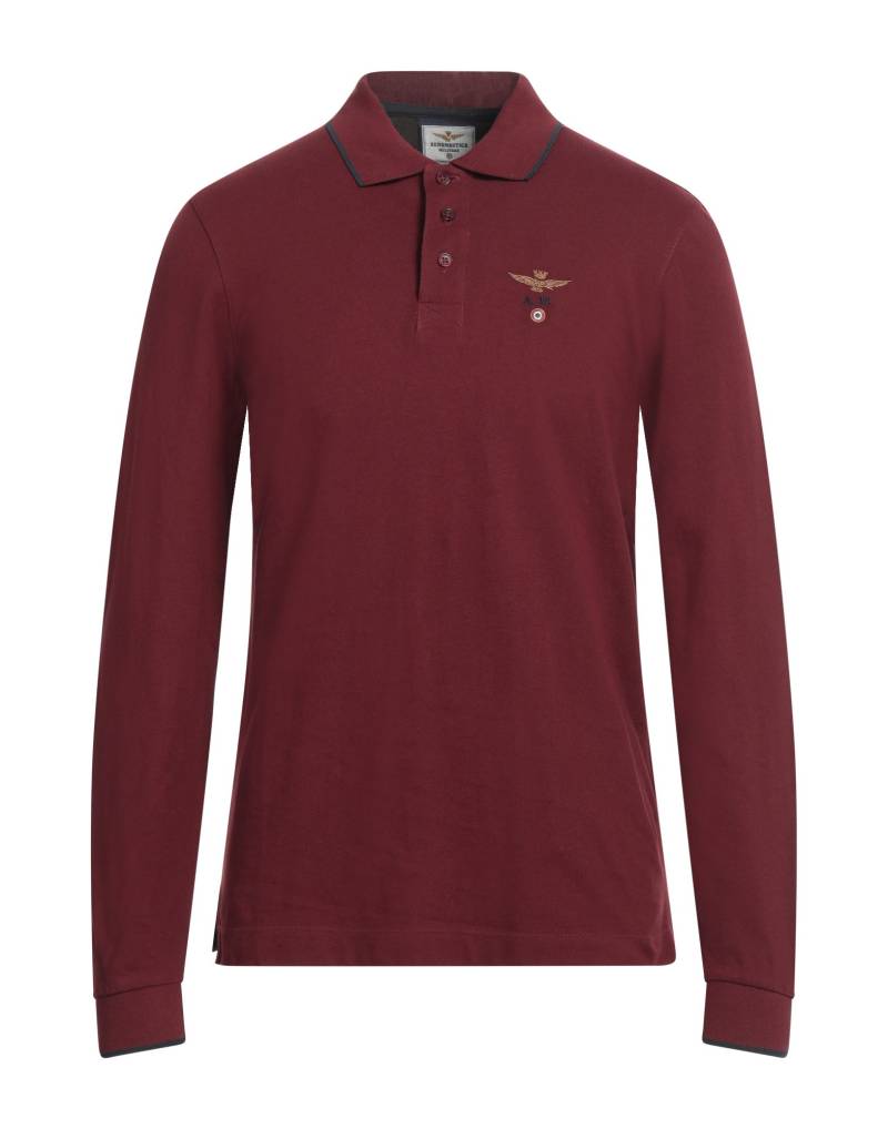 AERONAUTICA MILITARE Poloshirt Herren Bordeaux von AERONAUTICA MILITARE