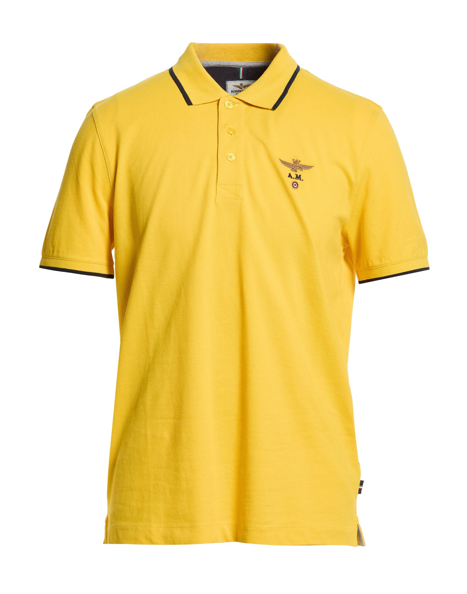 AERONAUTICA MILITARE Poloshirt Herren Gelb von AERONAUTICA MILITARE