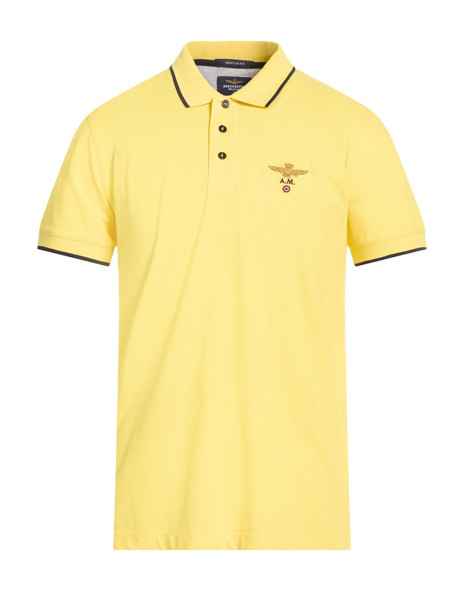 AERONAUTICA MILITARE Poloshirt Herren Gelb von AERONAUTICA MILITARE