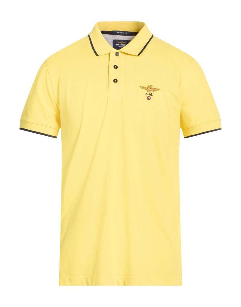 AERONAUTICA MILITARE Poloshirt Herren Gelb von AERONAUTICA MILITARE