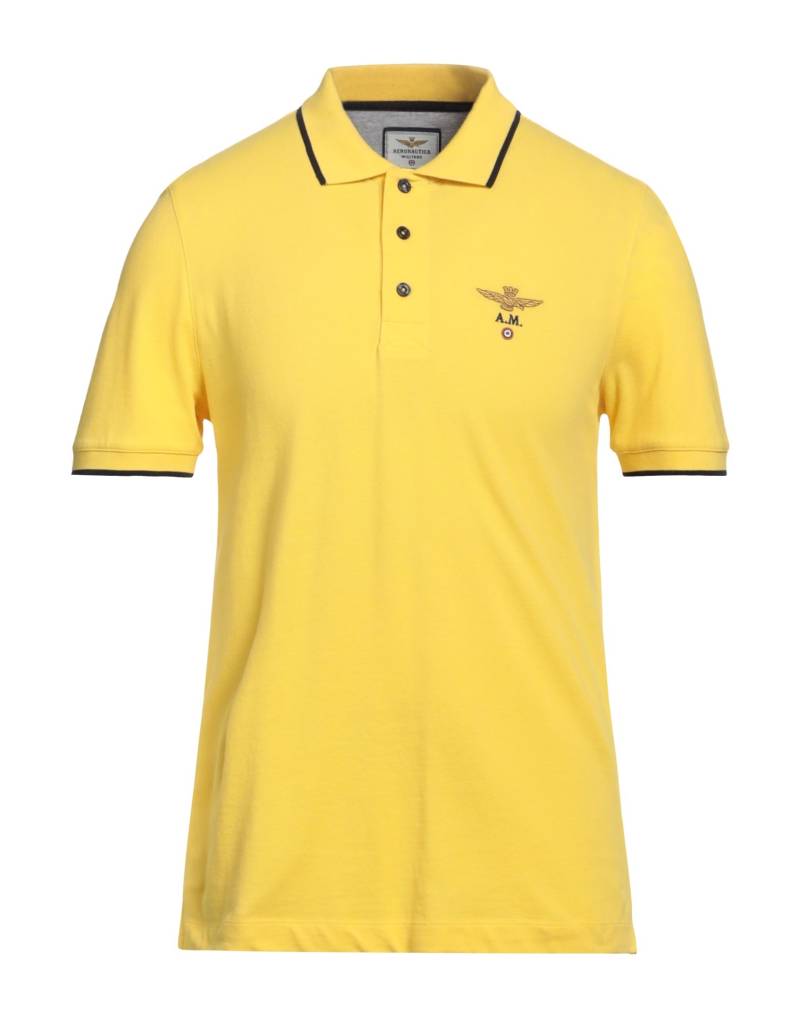 AERONAUTICA MILITARE Poloshirt Herren Gelb von AERONAUTICA MILITARE