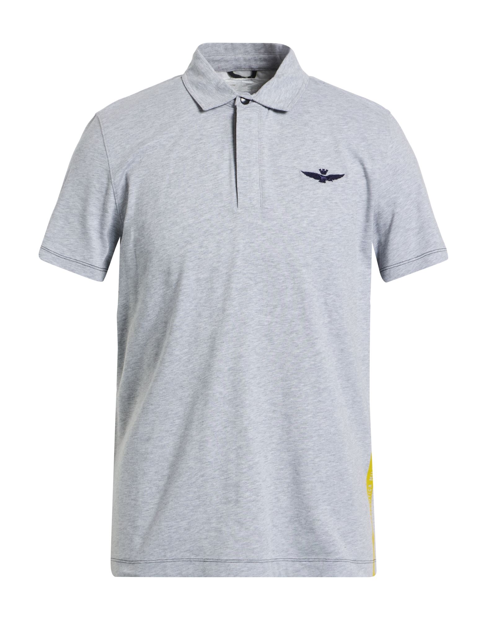 AERONAUTICA MILITARE Poloshirt Herren Grau von AERONAUTICA MILITARE