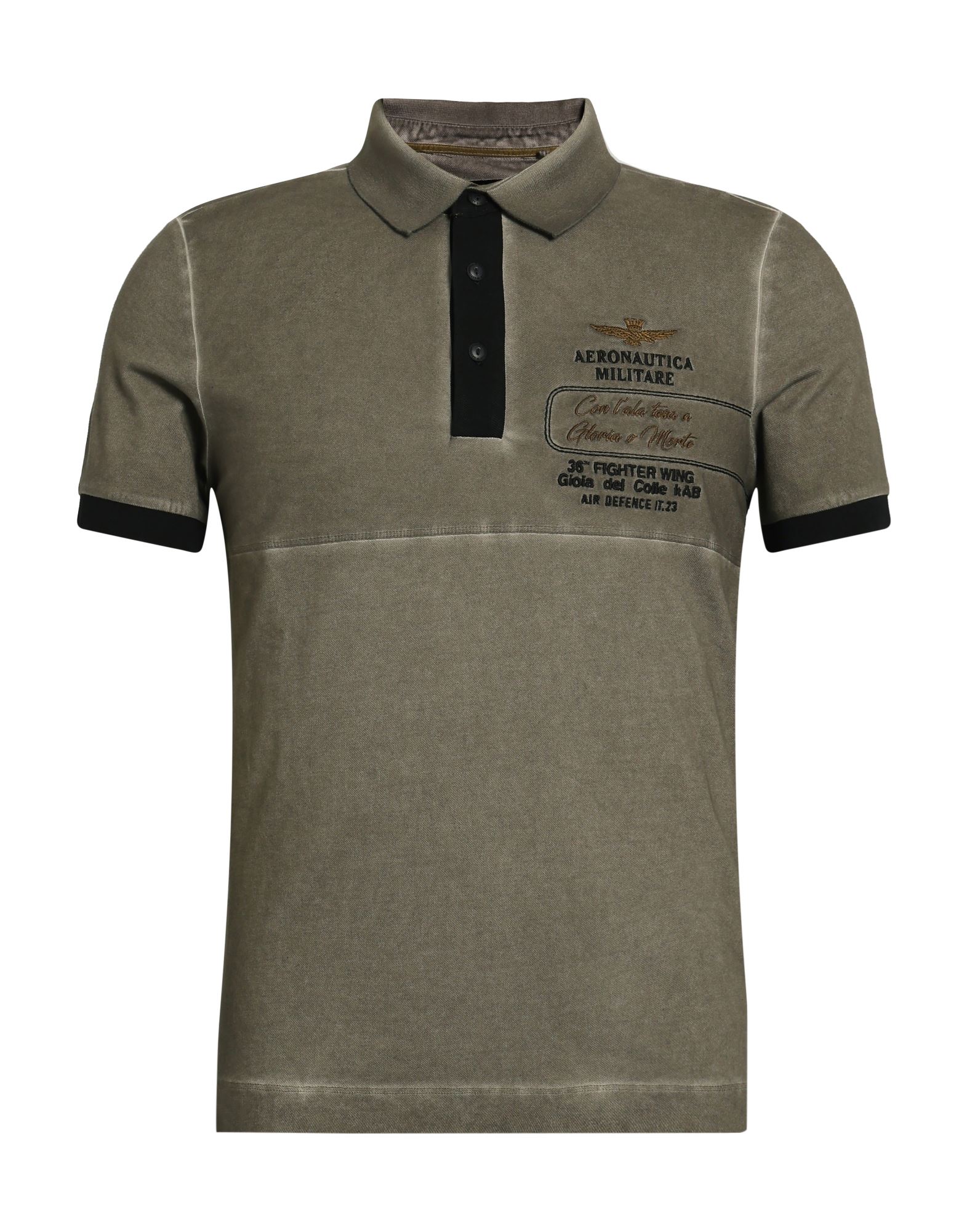 AERONAUTICA MILITARE Poloshirt Herren Grau AERONAUTICA MILITARE Poloshirt Herren Grau von AERONAUTICA MILITARE