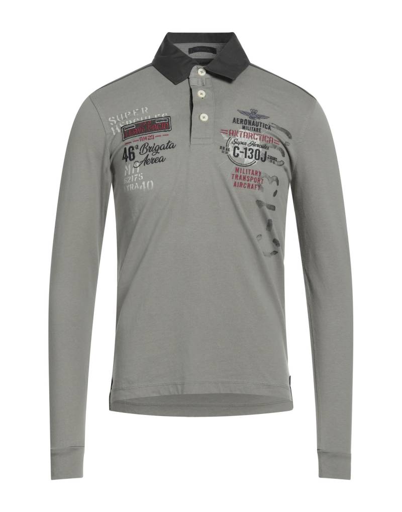 AERONAUTICA MILITARE Poloshirt Herren Grau von AERONAUTICA MILITARE