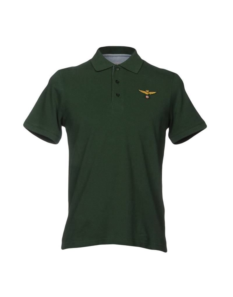 AERONAUTICA MILITARE Poloshirt Herren Grün von AERONAUTICA MILITARE