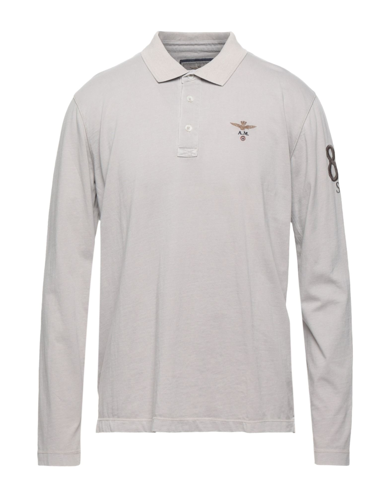 AERONAUTICA MILITARE Poloshirt Herren Hellgrau AERONAUTICA MILITARE Poloshirt Herren Hellgrau von AERONAUTICA MILITARE
