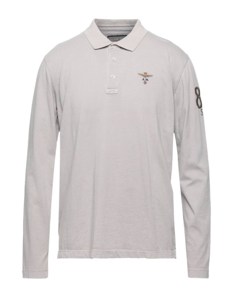 AERONAUTICA MILITARE Poloshirt Herren Hellgrau AERONAUTICA MILITARE Poloshirt Herren Hellgrau von AERONAUTICA MILITARE
